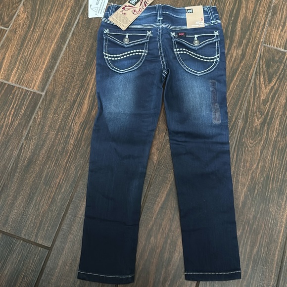 Lee Girls Blue Jeans Size 5 or 7 $34 NWT - Picture 4 of 4